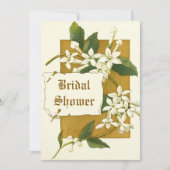  jasmijnbloemen bruiloft vrijgezellenfeest kaart (Voorkant)