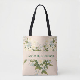 Jasmijnbloemen in het traditionele Vrijgezellenfee Tote Bag