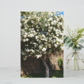 Jasmijnboom in Bloom Briefpapier (Staand voorkant)