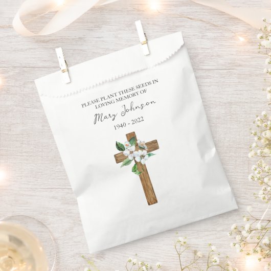 Jasmijnkruiszaadpakket rouwgeschenk zakje (Geknipt)