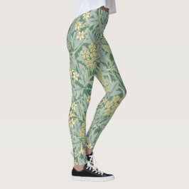 Jasmijnpatroon van William Morris Leggings