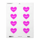 Jasmin Etiket (Full Sheet)