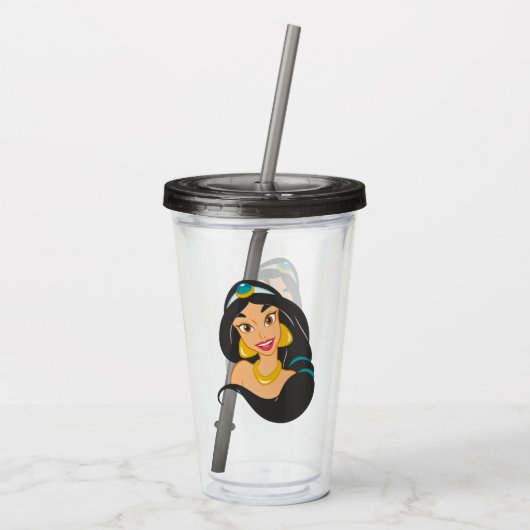 Jasmine Acrylic Tumbler Acryl Drinkbeker (Achterkant)