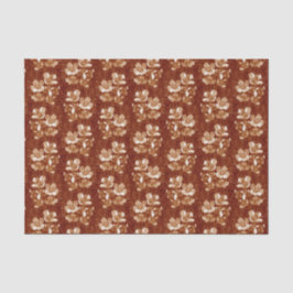 Jasmine Bloom  Flowers Floral Pattern Sepia Tissuepapier