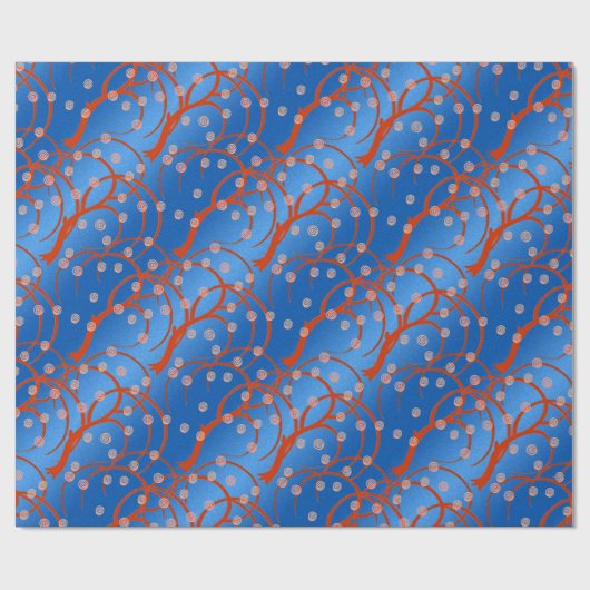 Jasmine Blue Cadeaupapier (Vlak)