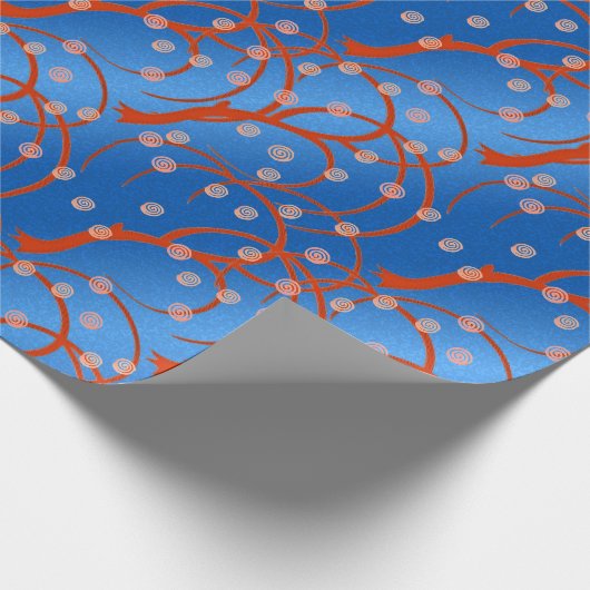 Jasmine Blue Cadeaupapier (Hoek)