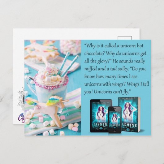 Jasmine-Briefkaart 2 Briefkaart (Voorkant / Achterkant)