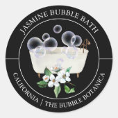 Jasmine Bubble Bath label (Voorkant)