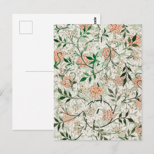 Jasmine by William Morris Briefkaart (Voorkant / Achterkant)