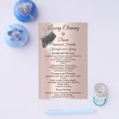 Jasmine Cleaning Service House Keeping Roos Silver Flyer (Enkel)