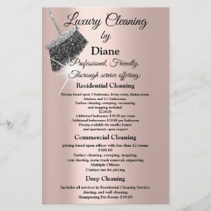 Jasmine Cleaning Service House Keeping Roos Silver Flyer