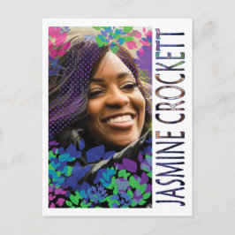 Jasmine Crockett Briefkaart