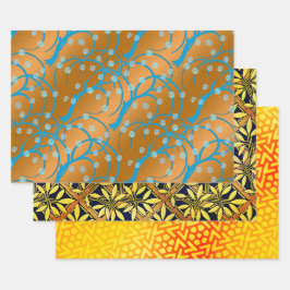 Jasmine Daisy Glyph Sampler Inpakpapier Vel