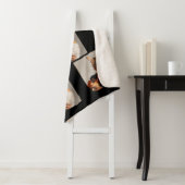 Jasmine de Calico kattenschilderij Sherpa Deken (In situ)