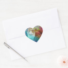 Jasmine de Kitten Hart Sticker