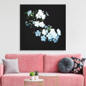 'Jasmine Detail' Canvasprint met Wikkelrand Canvas Afdruk (Insitu (Woonkamer))