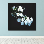'Jasmine Detail' Canvasprint met Wikkelrand Canvas Afdruk (Insitu (Houten vloer))