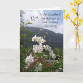 Jasmine Dochter Echtgenoot Gepersonaliseerde Verja Kaart (Gele Bloem)