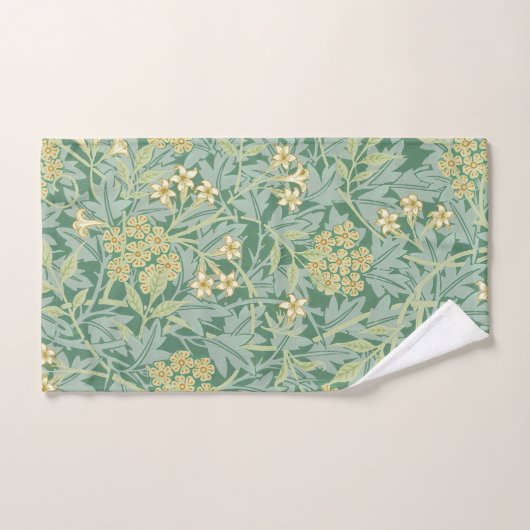 Jasmine door William Morris Handdoek (Handdoek)