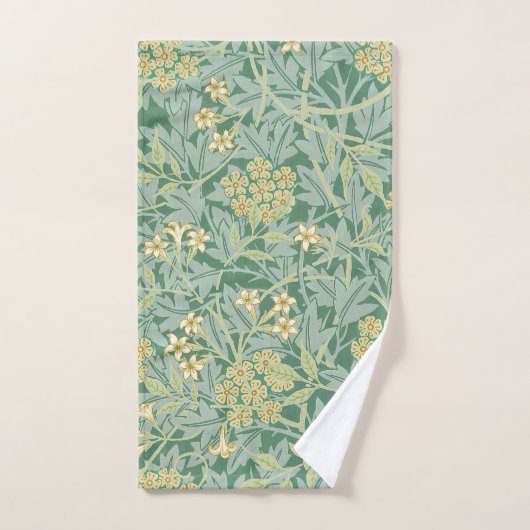 Jasmine door William Morris Handdoek (Handdoek)