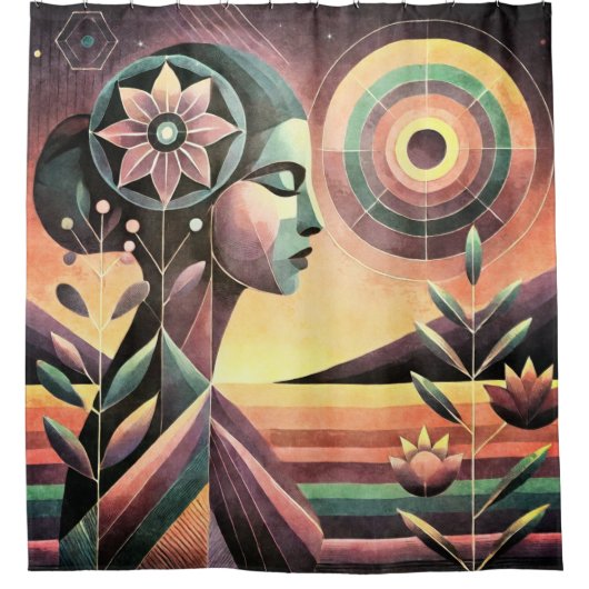 Jasmine Douchegordijn (Voorkant)