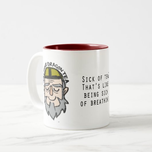 Jasmine Dragon Tea Mok (Voorkant links)