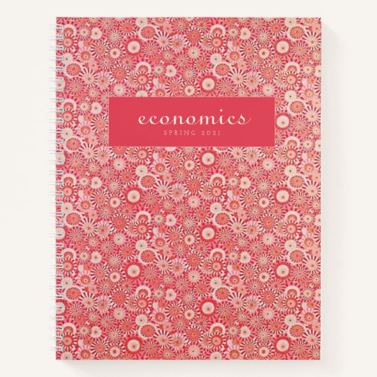 jasmine economics notebook notitieboek (Voorkant)