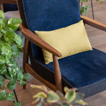 Jasmine effen effen kleur accent kussen<br><div class="desc">Abstracte eenvoudige Jasmijn Kleur #FFE48C</div>