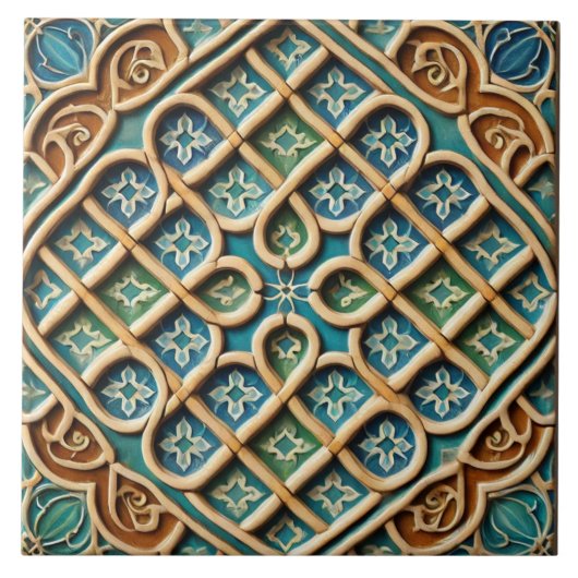 Jasmine en Aladdin Tegeltje (Voorkant)