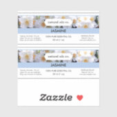 Jasmine Essential Oils Geurstof Flesetiket Sticker (Vel)