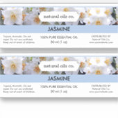 Jasmine Essential Oils Geurstof Flesetiket Sticker (Voorkant)