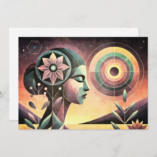 Jasmine Feestdagenkaart (Voorkant / Achterkant)