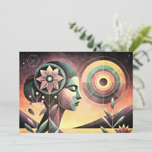 Jasmine Feestdagenkaart (Staand voorkant)