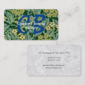 Jasmine Flower Professional Feminine Monogram Visitekaartje (Voorkant / Achterkant)