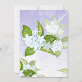 Jasmine Flowers  behalve de datum Uitnodigen Save The Date (Achterkant)