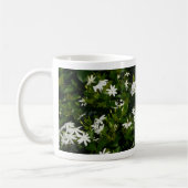Jasmine Flowers Tropical Floral Botanical Koffiemok (Links)