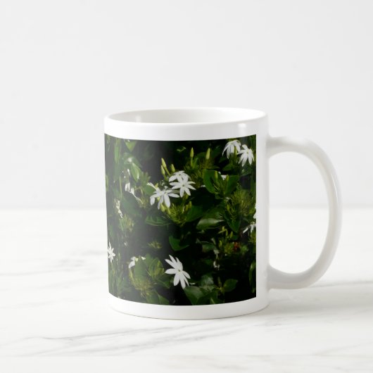 Jasmine Flowers Tropical Floral Botanical Koffiemok (Rechts)