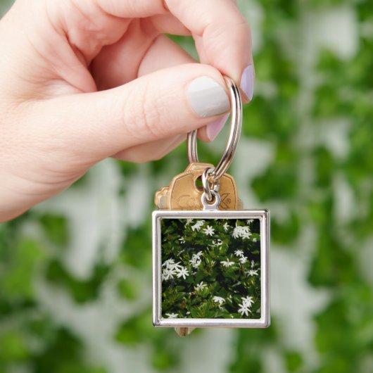 Jasmine Flowers Tropical Floral Botanical Sleutelhanger (Hand)