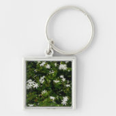 Jasmine Flowers Tropical Floral Botanical Sleutelhanger (Voorkant)