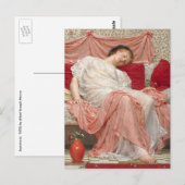 Jasmine, gemaakt door Albert Joseph Moore, Victori Briefkaart (Voorkant / Achterkant)