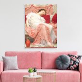 Jasmine, gemaakt door Albert Joseph Moore, Victori Canvas Afdruk (Insitu (Woonkamer))