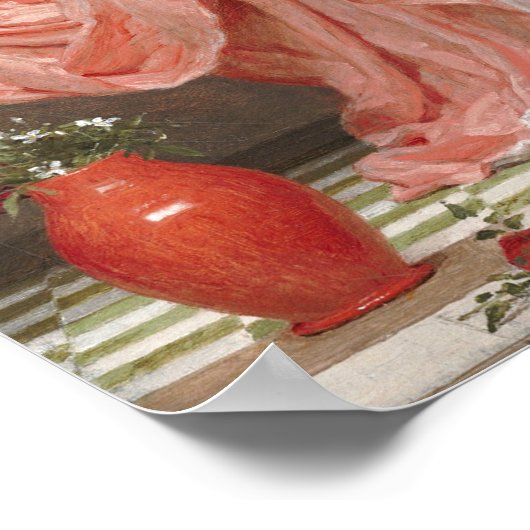 Jasmine, gemaakt door Albert Joseph Moore, Victori Poster (Hoek)