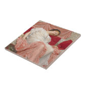 Jasmine, gemaakt door Albert Joseph Moore, Victori Tegeltje (Zijkant)