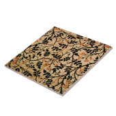 Jasmine-gordijnontwerp, 1868-70 (bedrukt) tegeltje (Zijkant)