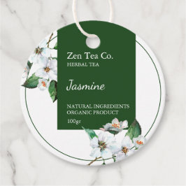 Jasmine Herbal Tea Business Label