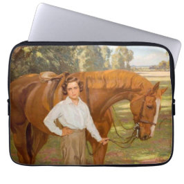 Jasmine het Paard (door Algernon Talmage) Laptop Sleeve