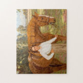 Jasmine het Paard (door Algernon Talmage) Legpuzzel (Verticaal)