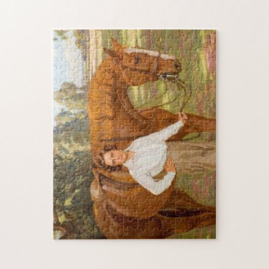 Jasmine het Paard (door Algernon Talmage) Legpuzzel (Verticaal)