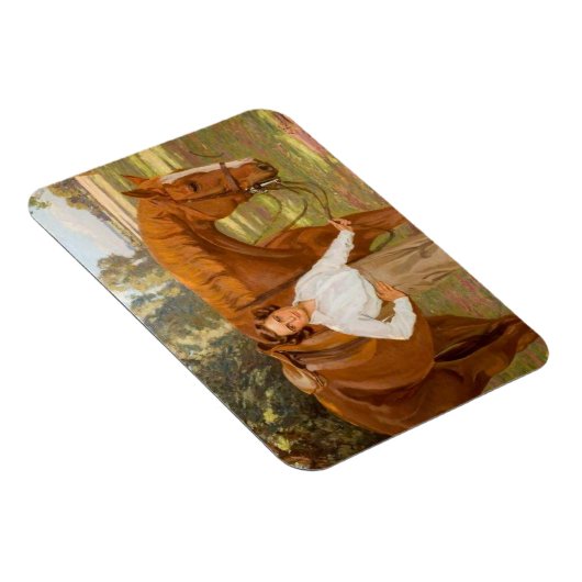 Jasmine het Paard (door Algernon Talmage) Magneet (Rechterzijde)