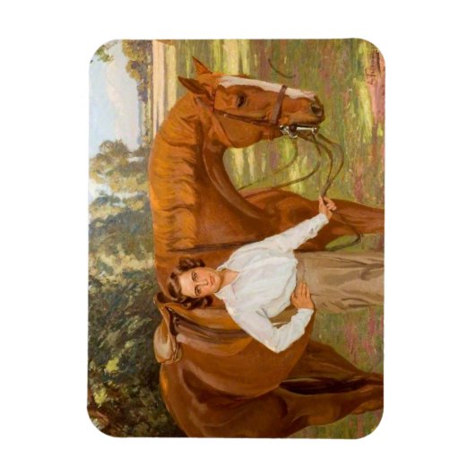 Jasmine het Paard (door Algernon Talmage) Magneet (Verticaal)